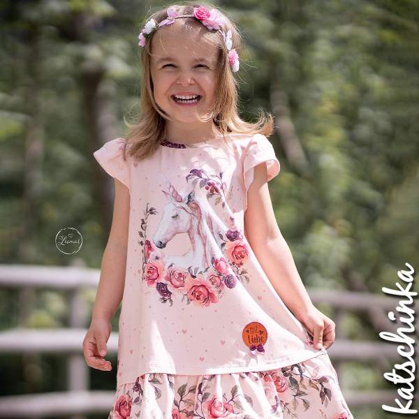 Bio Jersey Magic Unicorn lachsrosa