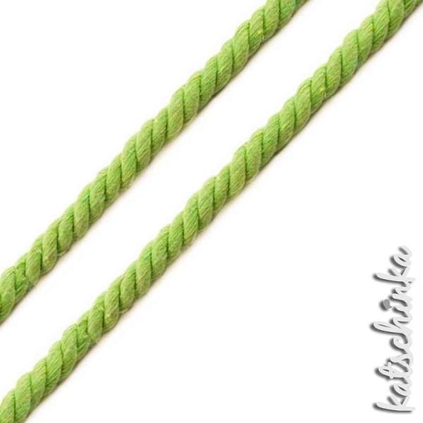 Mega Gedrehte #Kordel rund 12 mm lime