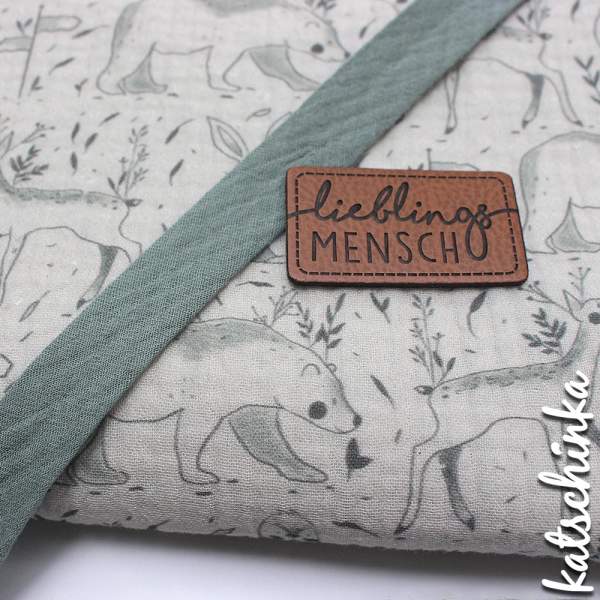 Musselin Waldtiere | 100% Baumwolle | Musselinstoff | Double Gauze | Musselintuch