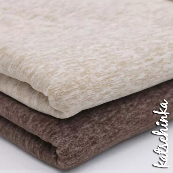 Polarfleece antipilling beige meliert 122 | Polar Fleece | weicher Fleecestoff