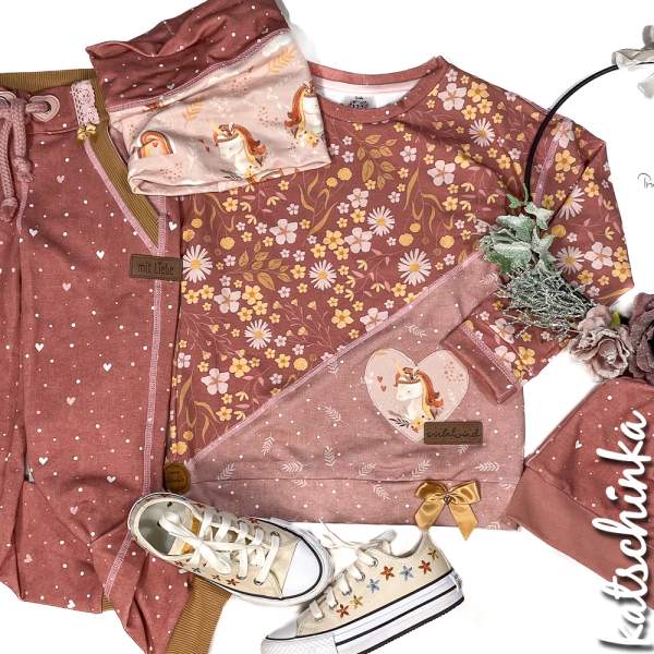 Bio Sommersweat #Vintage Retro Flower