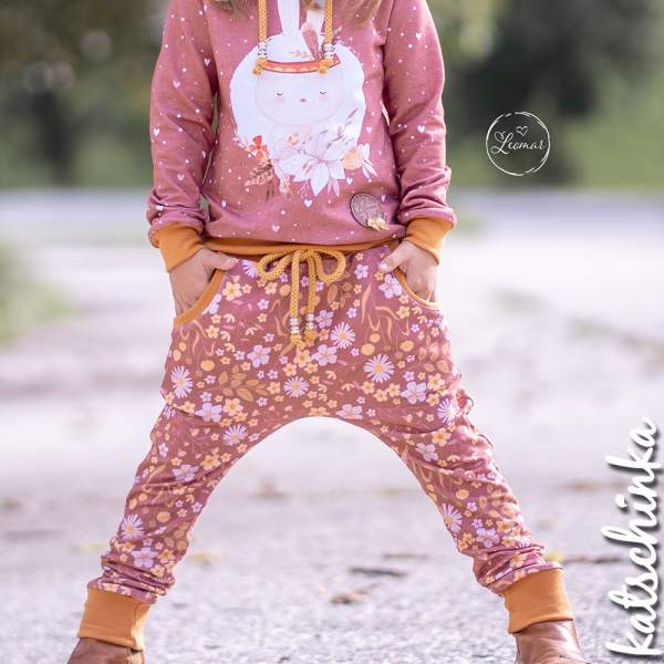 Bio Sommersweat #Vintage Retro Flower