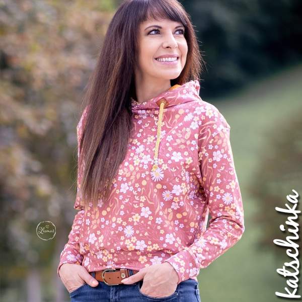Bio Sommersweat #Vintage Retro Flower