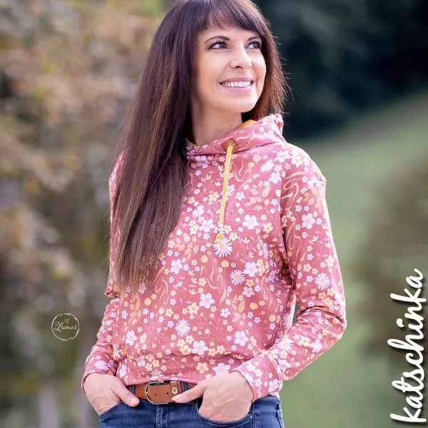 Bio Sommersweat #Vintage Retro Flower