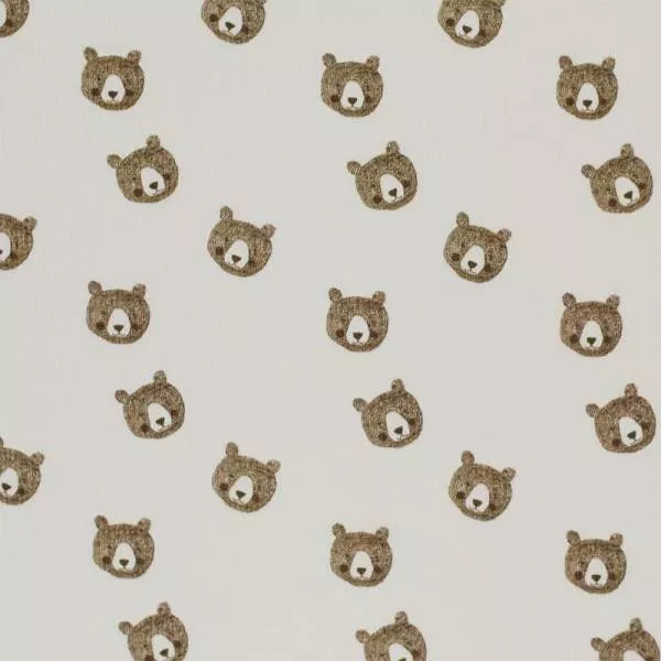 Ribjersey Skizze Bären beige 7121 schmale Rippen