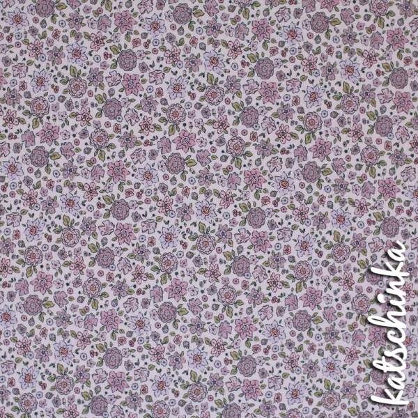 Ribjersey Blumenfeld flieder 0778 schmale Rippen
