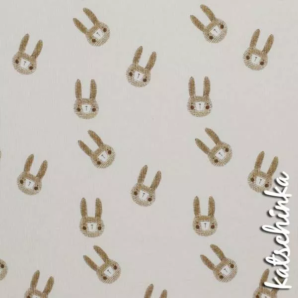 Ribjersey Skizze Kaninchen beige 7120 schmale Rippen