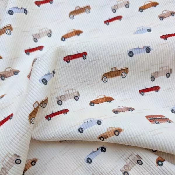 Ribjersey kleine Autos 128 schmale Rippen