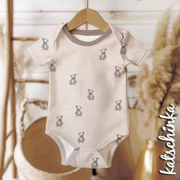 Ribjersey Teddybären 7125 schmale Rippen