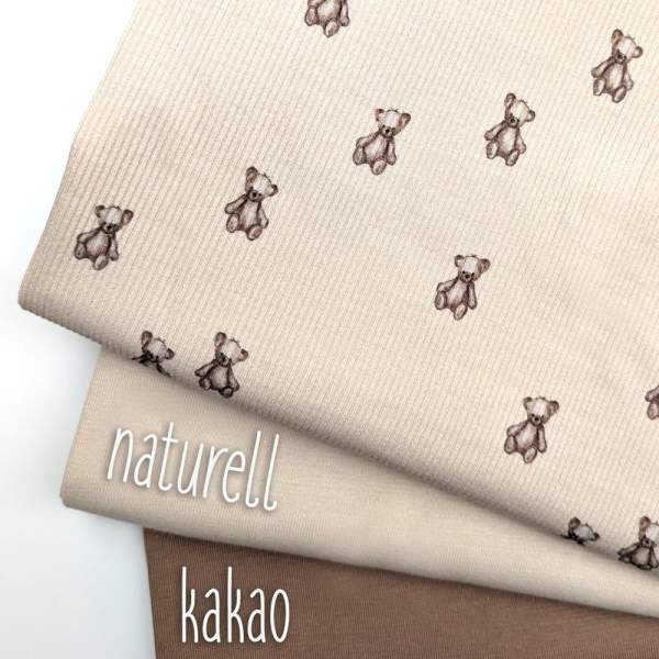 Ribjersey Teddybären 7125 schmale Rippen
