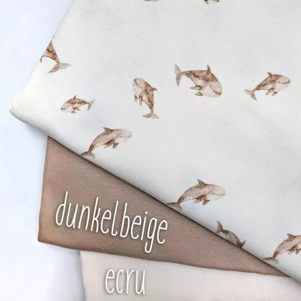 Ribjersey Orca Wale beige 7134 schmale Rippen