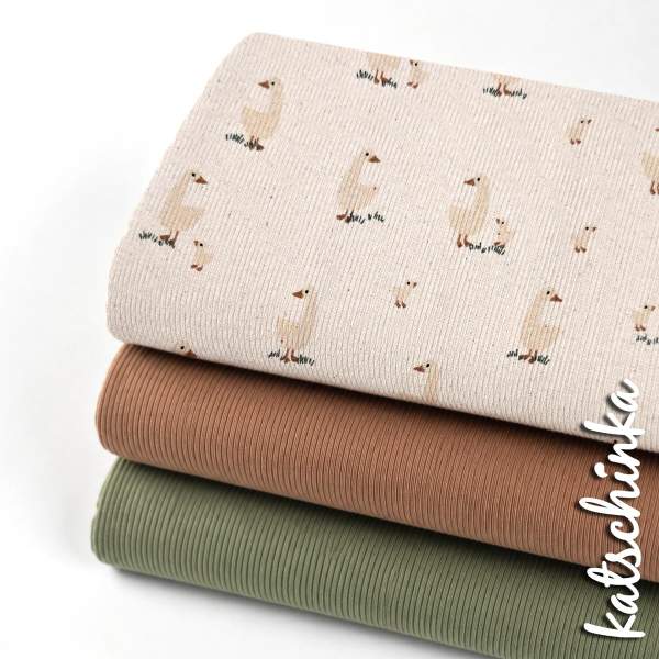 Ribjersey Natur Gänse 02028 schmale Rippen