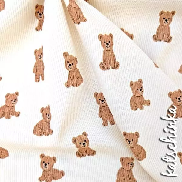 Ribjersey Kuschelbär 7179 schmale Rippen