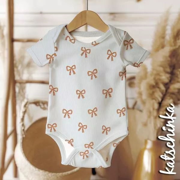 Ribjersey Schleifen naturel 1017 schmale Rippen