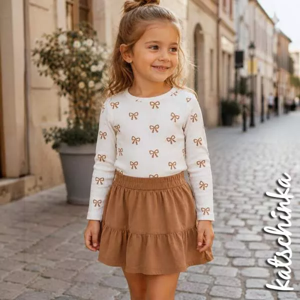 Ribjersey Schleifen naturel 1017 schmale Rippen