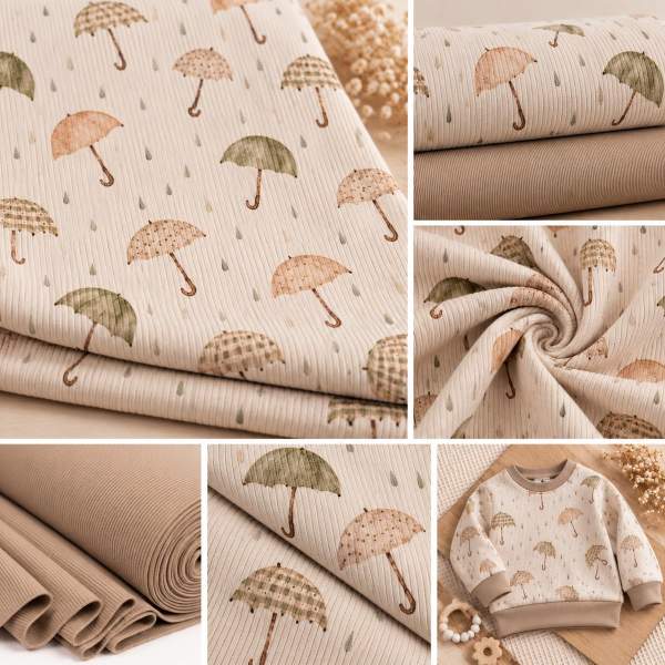 Ribjersey Regenschirme 7196 schmale Rippen - Kopie