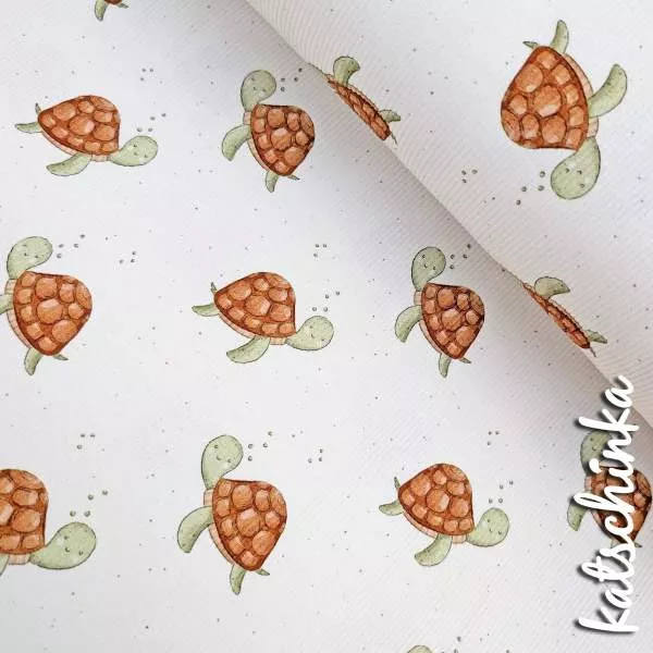 Ribjersey Happy Schildkröte 7171 schmale Rippen