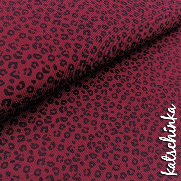 Ribjersey Leo Bordeaux 501 schmale Rippen