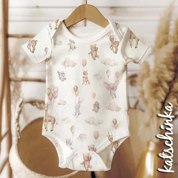 Ribjersey Tiere in der Luft 7154 schmale Rippen