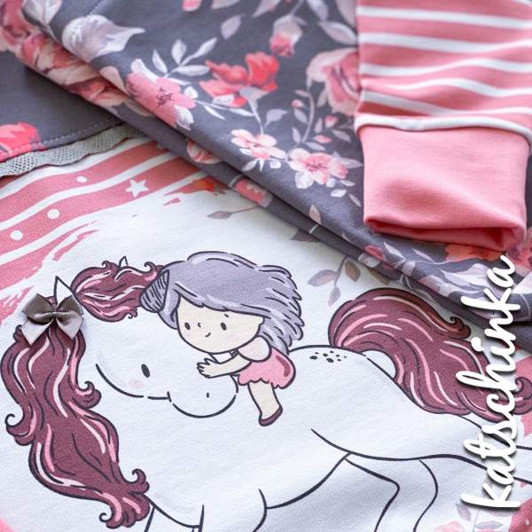 4er Set Schleifchen altlila