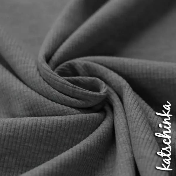 Soft Rippstrick Jersey schmale Rippe | Rippenjersey | Ökotex | Gerippte Baumwolle Meterware | Stoff Kinder Babykleidung