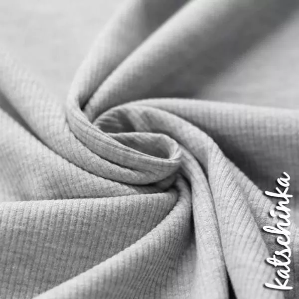 Soft Rippstrick Jersey schmale Rippe | Rippenjersey | Ökotex | Gerippte Baumwolle Meterware | Stoff Kinder Babykleidung