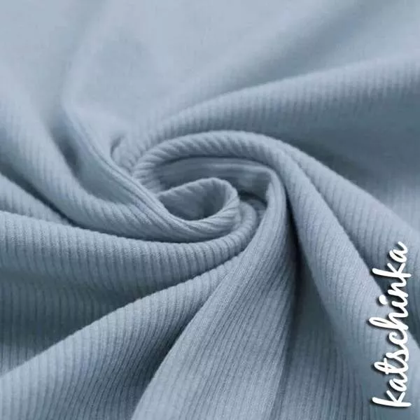 Soft Rippstrick Jersey schmale Rippe | Rippenjersey | Ökotex | Gerippte Baumwolle Meterware | Stoff Kinder Babykleidung