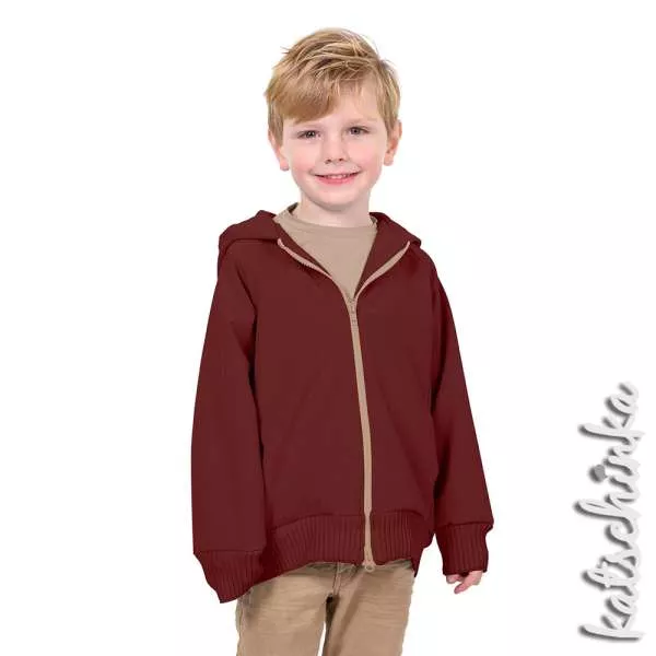 Softshell Stoff Meterware bordeaux 937 | wasserabweisend, winddicht & warm | Outdoorstoff zum Nähen von Jacken & Softshell Hosen, Softshelloverall