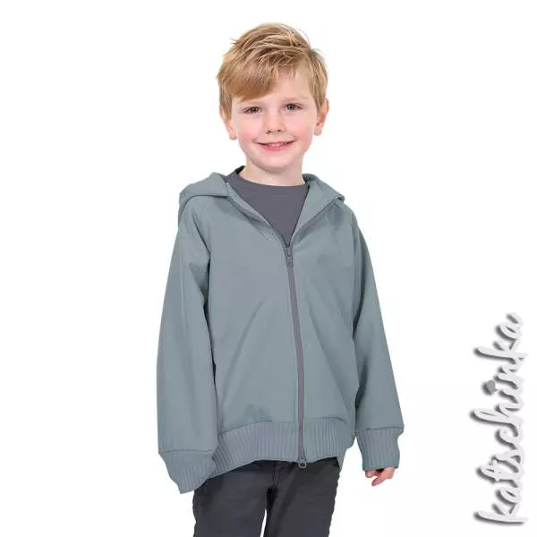 Softshell Stoff Meterware hellblau 003 | wasserabweisend, winddicht & warm | Outdoorstoff zum Nähen von Jacken & Softshell Hosen, Softshelloverall