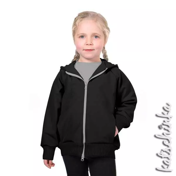 Softshell Stoff Meterware schwarz | wasserabweisend, winddicht & warm | Outdoorstoff zum Nähen von Jacken & Softshell Hosen, Softshelloverall