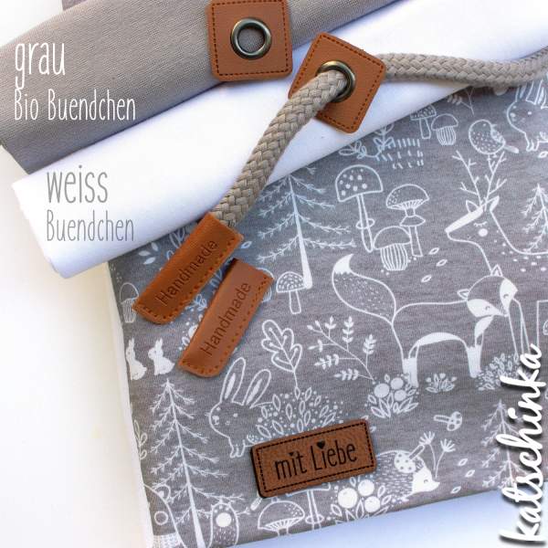 Bio Sommersweat - Waldfreunde grau
