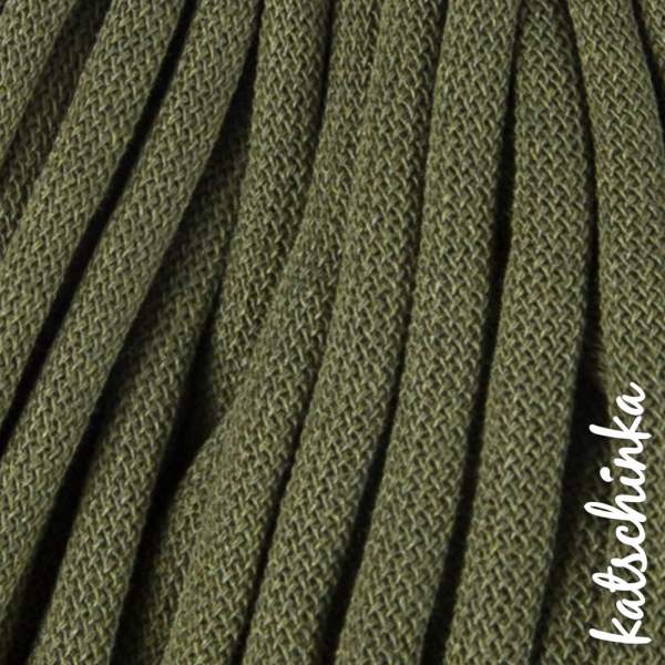 Strickschlauch avocado Baumwollkordel 10mm für Hoodie