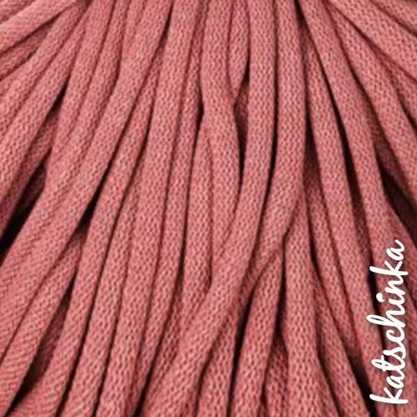 Strickschlauch peony Baumwollkordel 10mm für Hoodie