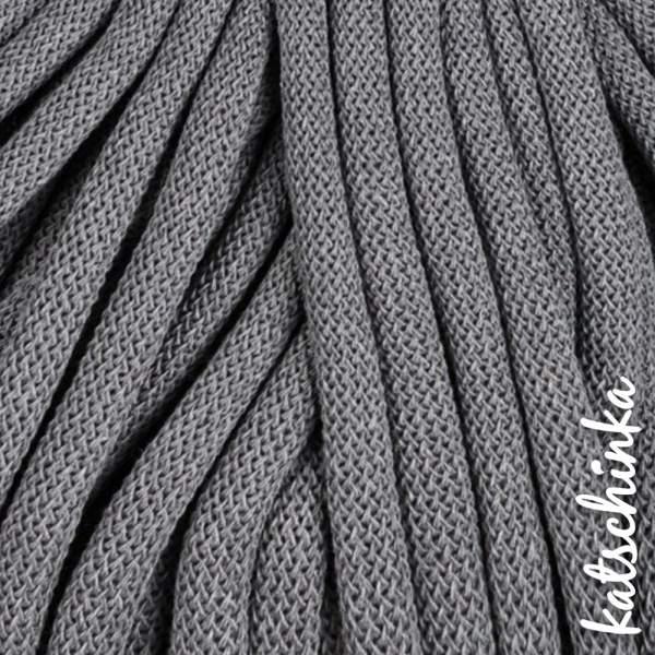Strickschlauch stonegrey Baumwollkordel 10mm für Hoodie