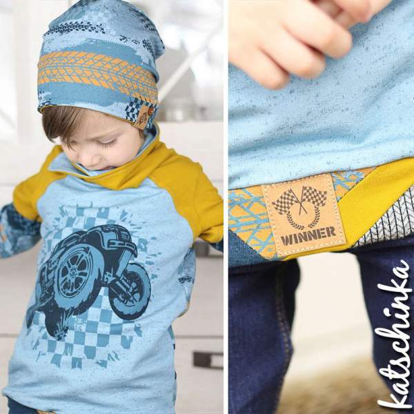 Bio Sommersweat #MonsterTruck - aqua