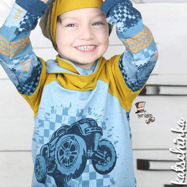 Bio Sommersweat #MonsterTruck - aqua