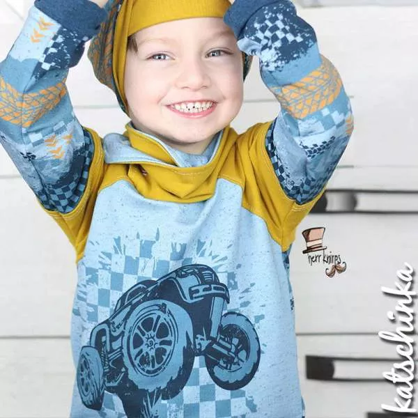 Bio Sommersweat #MonsterTruck - aqua