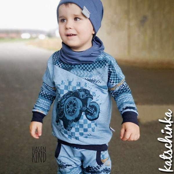 Bio Sommersweat #MonsterTruck - aqua