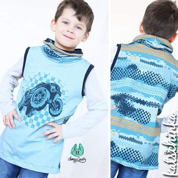 Bio Sommersweat #MonsterTruck - aqua