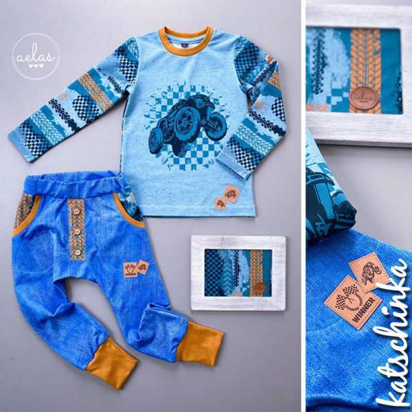 Bio Sommersweat #MonsterTruck - aqua