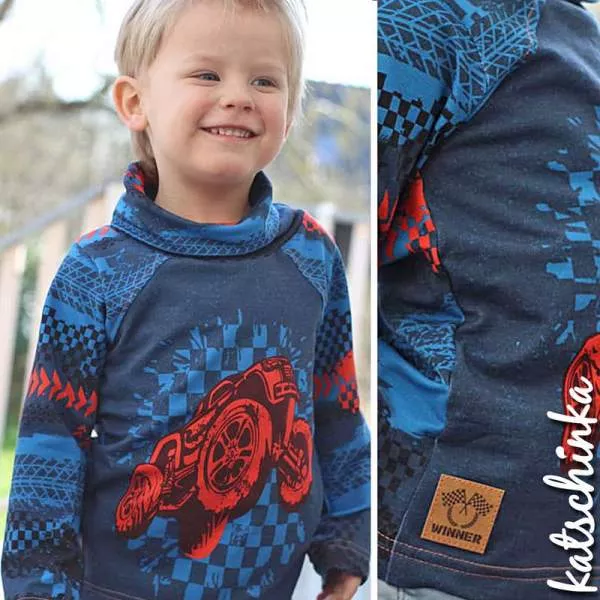 Bio Sommersweat #MonsterTruck - blue