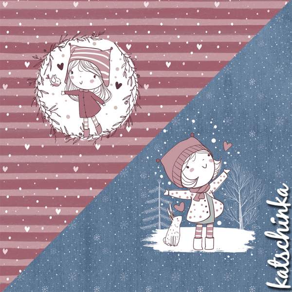 Bio Sommersweat #Wintermädchen jeansoptik