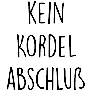 Kein Kordelabschluß