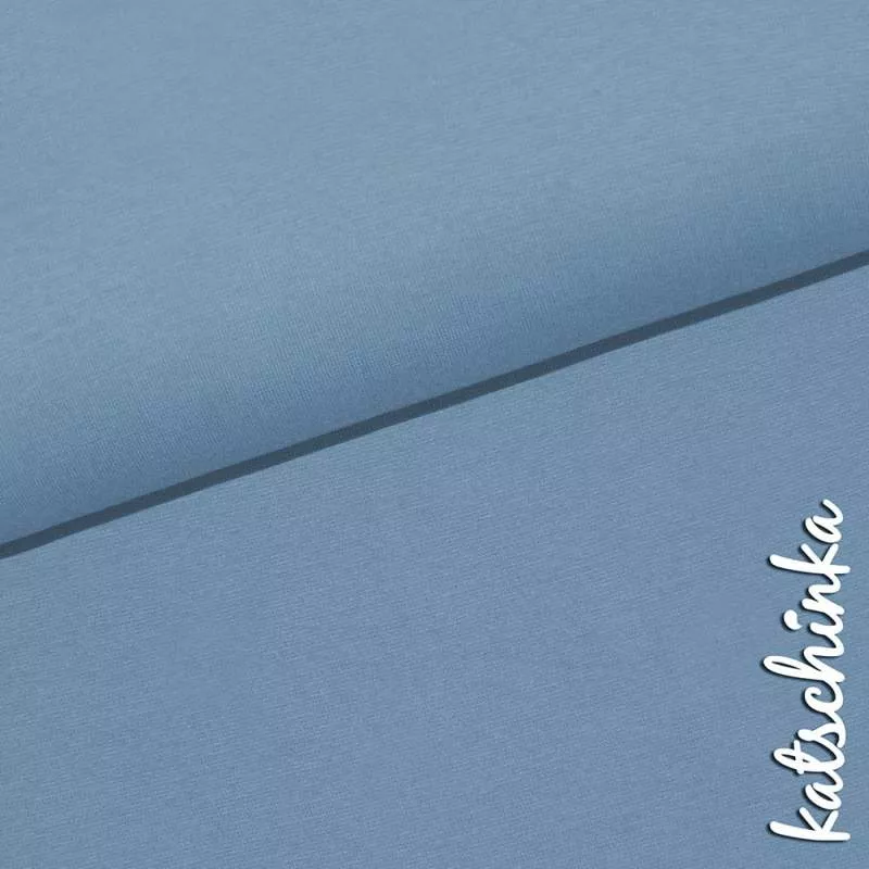 Bio Bündchenstoff denim als elastische Schlauchware von Fabrilogy