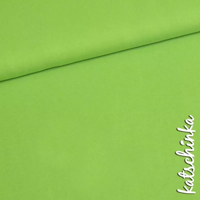 Bio Bündchenstoff froschgruen als elastische Schlauchware von Fabrilogy