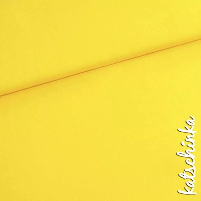 Bio Bündchenstoff gelb als elastische Schlauchware von Fabrilogy