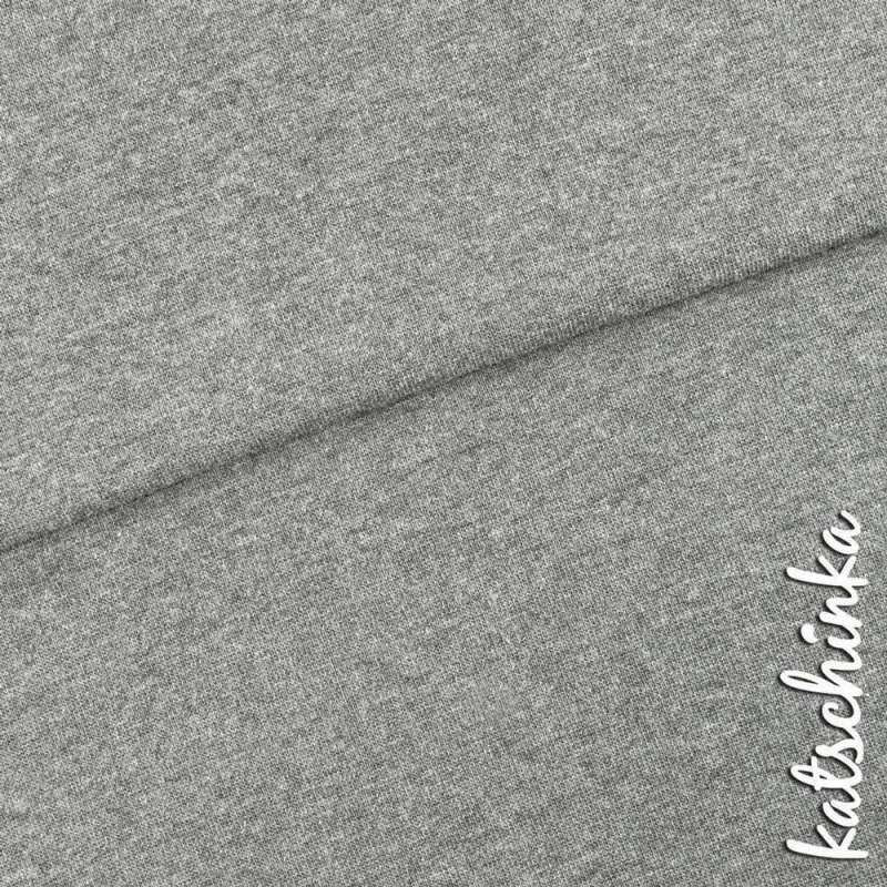 Bio Bündchenstoff grau als elastische Schlauchware von Fabrilogy