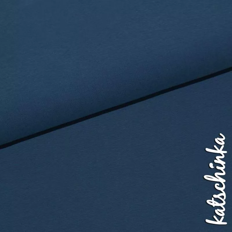 Bio Bündchenstoff indigo als elastische Schlauchware von Fabrilogy