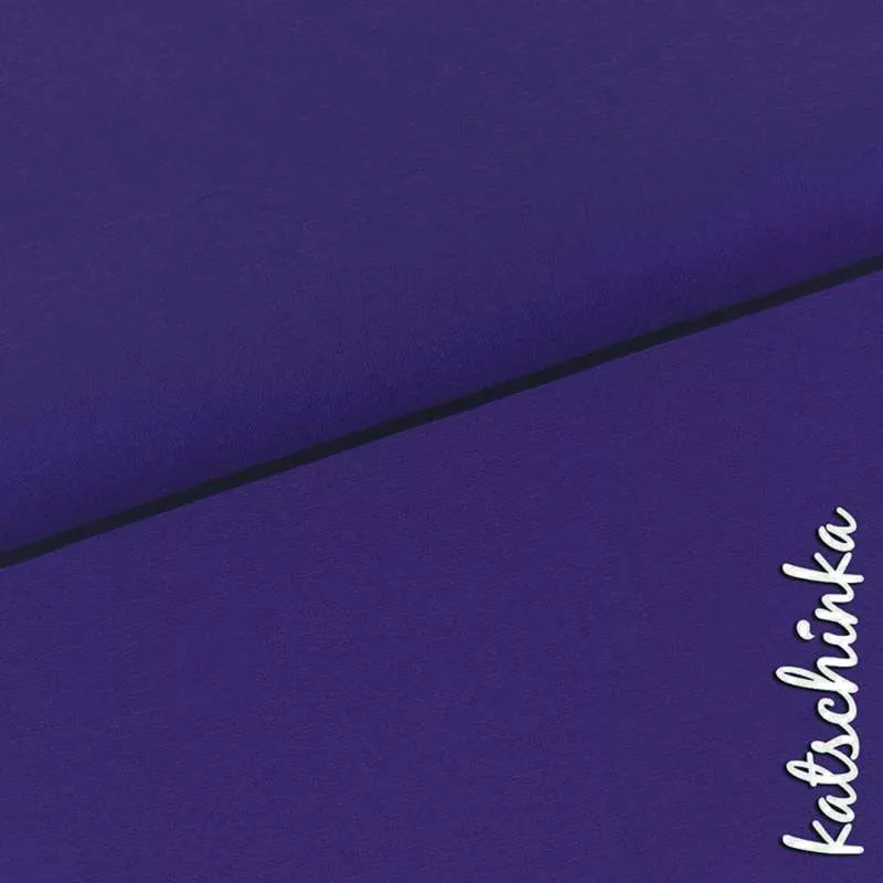 Bio Bündchenstoff lila als elastische Schlauchware von Fabrilogy