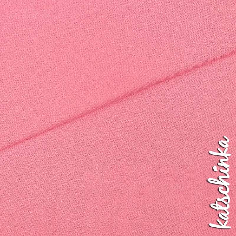 Bio Bündchenstoff rosa als elastische Schlauchware von Fabrilogy